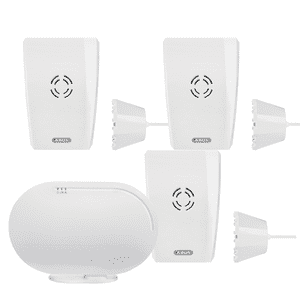 ABUS Set Smartvest Funk- Alarmanlage & App–Zentrale mit 3 Funk- Wassermeldern Bild 1