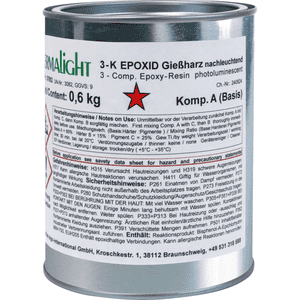 PERMALIGHT® power Gießharz-Bodenkennzeichnung, 3-Komponenten-Epoxid Gießharz, 1kg Bild 2