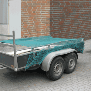 Dolezych Containerabdecknetz, robuste Randleine, knotenlos, grün, 3,5 x 2m Bild 1