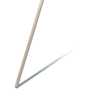 Besenstiel, Rundkopf, ohne Gewinde, Holz, Ø 23,5mm, 140cm, 10 / Verpackungseinheit Bild 1