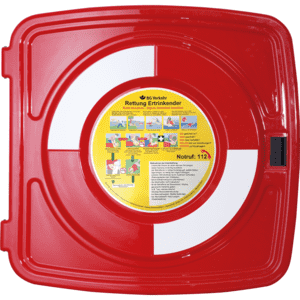 Rettungsring- Wandgehäuse- Set, Kasten, Ring, Rettungsleine, 3 Teile / VE Bild 3