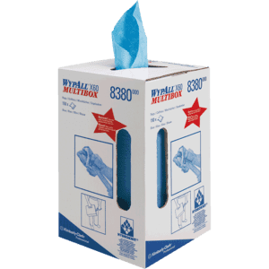 Kimberly- Clark Wischtücher Wypall® X60, blau, HYDRONIT™, 25 x 42cm, 150 / Rolle Bild 1