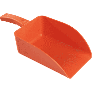 CEMO Handschaufel für Streugutbehälter, orange, Polypropylen, 230 x 170 x 90mm Bild 1