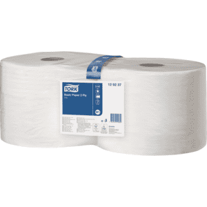 TORK Standard Papierwischtücher W1, hochweiß, Tissue, 235x340mm, 1500/Rolle, 2 Rollen / Verpackungseinheit Bild 1