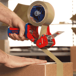 tesa® 6400 Handabroller COMFORT, verdecktes Messer, verstellbare Rollenbremse Bild 2