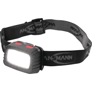 ANSMANN Kopflampe HD200B, mit Kopfband, schwarz, 71g, inklusive 3 Batterien Bild 1