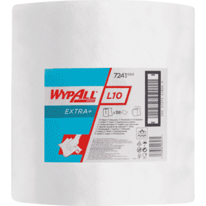 Kimberly-Clark Wischtücher Wypall® L10 EXTRA, 1-lagig, weiß, 330x320mm, 1000/Rolle Bild 1