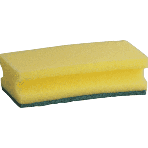 Scheuerschwamm ECO 60, gelb/grün, 70x150mm, Polyester, 6 / Verpackungseinheit Bild 1