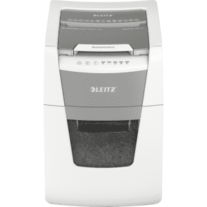LEITZ IQ Autofeed Small Office 100, Sicherheitsstufe P4, weiß, 12kg, 365x530x430mm Bild 2