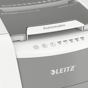 LEITZ IQ Autofeed Small Office 100, Sicherheitsstufe P4, weiß, 12kg, 365x530x430mm Bild 4