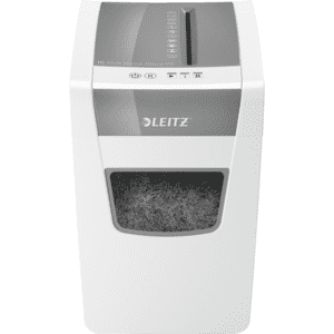 LEITZ IQ Aktenvernichter Home Office Slim, P4, weiß, 6,5kg, 375 x 255 x 370mm Bild 2