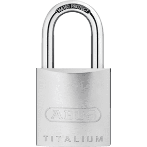 ABUS Vorhängeschloss TITALIUM™ 86Ti/45, für Zylinder 10/30, 96,5 x 46,5 x 27mm, 213g Bild 1