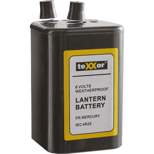 Blockbatterie, Typ 4R25, für Baustellen - und Elektronenblitzleuchten, 6V, 7Ah Bild 1