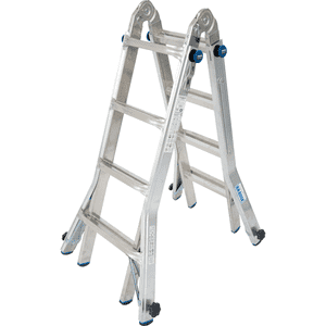 STABILO® Professional Sprossen- Gelenk- Teleskopleiter, 4 x 4 Stufen, AH 5m, 16kg Bild 2