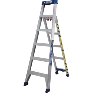 WERNER® Kombileiter Leansafe X3, EN 131-4, 6 Sprossen, 9,5kg Bild 1