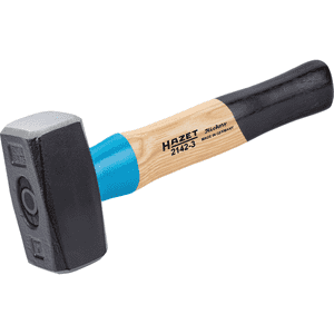 HAZET® Fäustel Hammer BluGuard, nach DIN 6475, Stahl- Stielschutzhülse, 1,7kg Bild 2