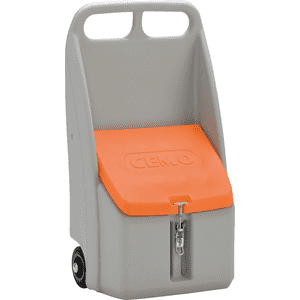 CEMO GO- BOX 70, für Streugut, Innen- / Außenbereich, mit Gummirädern, 107 x 59 x 39cm Bild 1