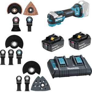 Vorteils- Set Makita Werkzeug, Akku- Multifunktionswerkzeug DTM52Z und Zubehör Bild 1