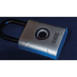 ABUS Vorhängeschloss Touch™ 57/45, ein Fingerabdruck genügt, silber, 45x95mm, 317g Bild 3
