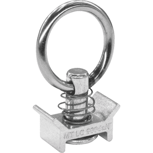 MTPro Einzel- Airline- Endbeschlag 900, mit Ring, LC 900 daN / BLC 1800 daN, Aluminium Bild 1