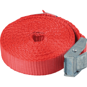 MTPro Klemmschlossgurt 425, DIN EN 12195-2, einteilig, mit Klemmschloss, rot, 25mmx4m Bild 3
