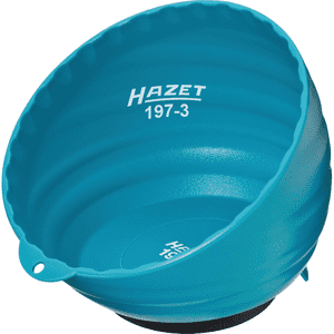 HAZET® Magnetschale, blau, Kunststoff, 80mm gummierter Magnet, Ø 150mm, 0,38kg Bild 1