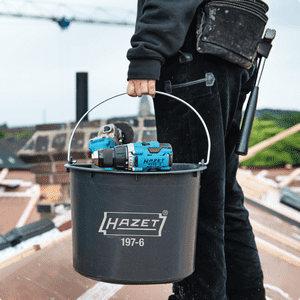 HAZET® Baueimer, stabile Ausführung, mit Litermaß innen 2-20 l, schwarz, 3 / Verpackungseinheit Bild 2