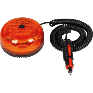 LED Rundumkennleuchte CRYSTAL JUNIOR, Spiralkabel für Zigarettenanzünder, Ø120mm Bild 1