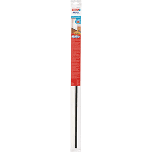 tesamoll® STANDARD Türdichtschiene, für glatte Böden, weiß, 37mmx1000mm Bild 2