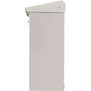 Briefkasten Medium, Namensfenster, Edelstahl, Wandmontage, 2 Schlüssel, 380x340x148mm Bild 3