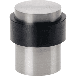 Boden- Türstopper TSB 2230 Ni SB, Messing, inkl. Befestigungsmaterial, Ø 30mm Bild 1