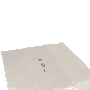 Standard Wertstoffsammelsack, transparent, Recycling-LDPE, 900x600x1800mm, 1000 l, 50 / Verpackungseinheit Bild 1