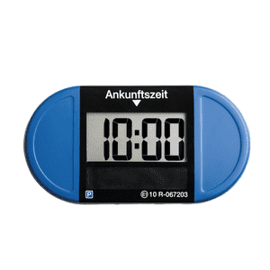 Needit Park Lite Solar, elektronische Parkscheibe, blau, StVO-Zul, 140x118mm Bild 1