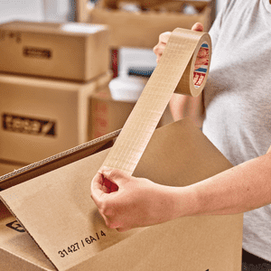 tesa® Klebeband 60013, glasfaserverstärkter Papierträger, 50mm, 6 Rollen / Verpackungseinheit Bild 2