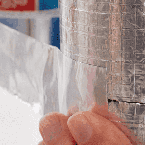 tesa® Aluminium Klebeband 60650, Aluminiumfolie m.Acrylatkleber, 50mm, 6 Rollen / Verpackungseinheit Bild 3