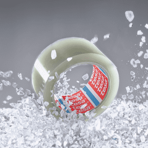 tesa® Packband 60412, transparent, 70% recycelter (PCR), 50mm, 66m, 6 Rollen / Verpackungseinheit Bild 2