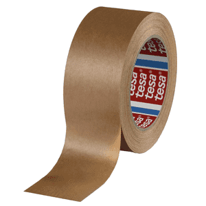 tesa® Verpackungsklebeband 60408, Papier mit Naturkautschukkleber, 50mm, 6 Rollen / Verpackungseinheit Bild 1
