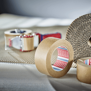 tesa® Verpackungsklebeband 60408, Papier mit Naturkautschukkleber, 50mm, 6 Rollen / Verpackungseinheit Bild 2