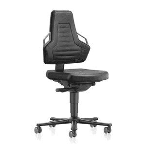 Allrounder Arbeitsstuhl 24/7, für dauerhaften Gebrauch, grau / schwarz, Stoff Duotec Bild 1