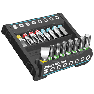 HAZET® Smartholder mit 16 Bits, 1/4 Zoll, Werkzeug Satz, 25mm, 85 x 70 x 20mm Bild 1