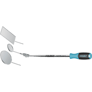 HAZET® Teleskop- Spiegelsatz, 4-teiliger Satz - eckig und rund, 300-740mm Bild 1