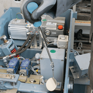 HAZET® Teleskop- Spiegelsatz, 4-teiliger Satz - eckig und rund, 300-740mm Bild 2
