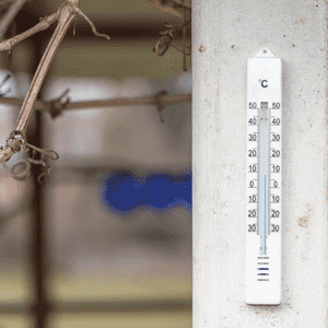 Hama Innen - und Außenthermometer, analog, Kunststoff, 18cm Bild 3