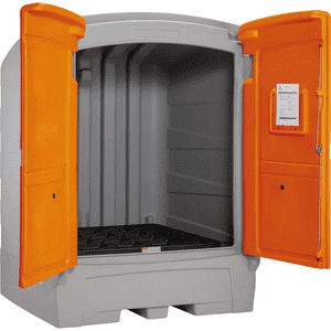 CEMO PE- Gefahrstoffdepot 1100/1, Auffangvolumen: 1100 l Bild 1