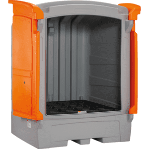 CEMO PE- Gefahrstoffdepot 1100/1, Auffangvolumen: 1100 l Bild 3