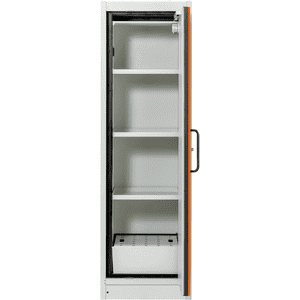 CEMO Sicherheitsschrank PROline 6/20 Typ 90, Türanschlag rechts, Türen orange Bild 4