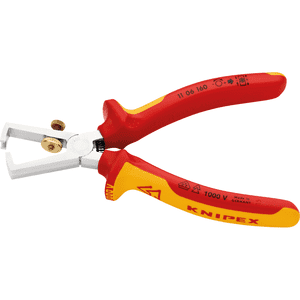 KNIPEX® Abisolierzange EvoStrip, Schneidtiefe nachstellbar, 202g, 200 x 95 x 21mm Bild 2