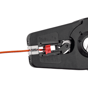 KNIPEX® Abisolierzange PreciStrip16®, Kapazitätsber. 0,08-16 qmm, 190 x 120 x 28 Bild 2