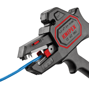 KNIPEX® Abisolierzange ComStrip, mit Drahtschneider, 180 x 75 x 21mm Bild 2