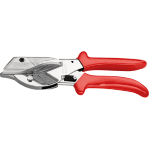 KNIPEX® Gehrungsschere, zum Schneiden von Kunststoff-, Gummi - und Holzprofilen Bild 1